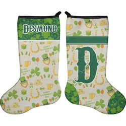 St. Patrick's Day Holiday Stocking - Double-Sided - Neoprene (Personalized)