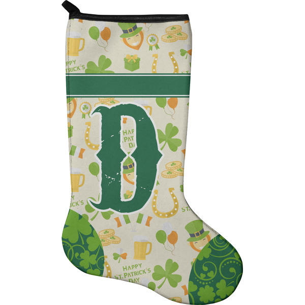 Custom St. Patrick's Day Holiday Stocking - Neoprene (Personalized)