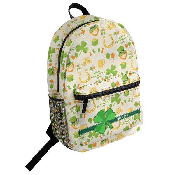 Custom St. Patrick's Day Student Backpack (Personalized)