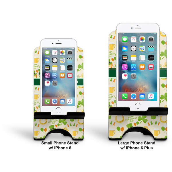 St. Patrick's Day Stylized Phone Stand - Comparison