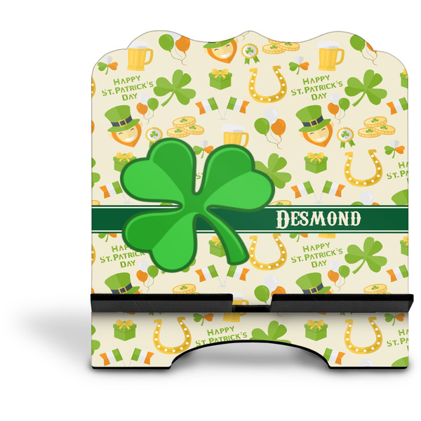 St. Patrick's Day Stylized Tablet Stand - Front without iPad