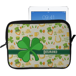 St. Patrick's Day Tablet Case / Sleeve - Large (Personalized)