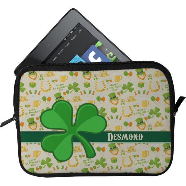 Custom St. Patrick's Day Tablet Case / Sleeve - Small (Personalized)