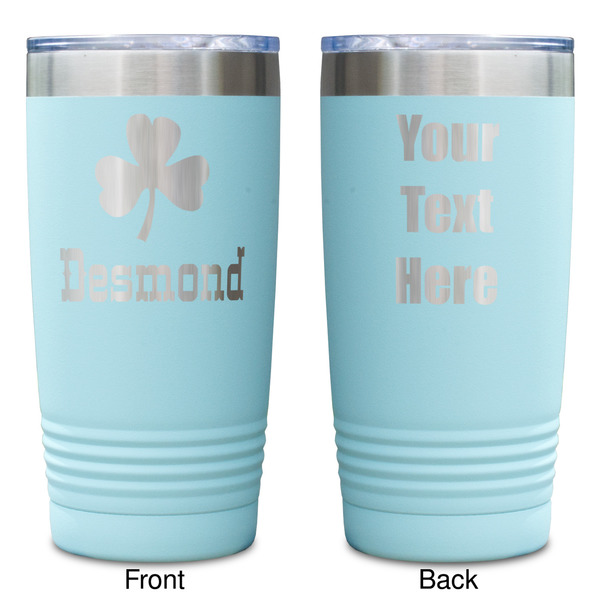 St. Patrick's Day Teal Polar Camel Tumbler - 20oz -Double Sided - Approval