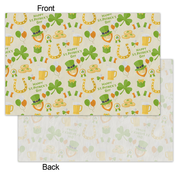 St. Patrick's Day Tissue Paper - Heavyweight - Small - Front & Back