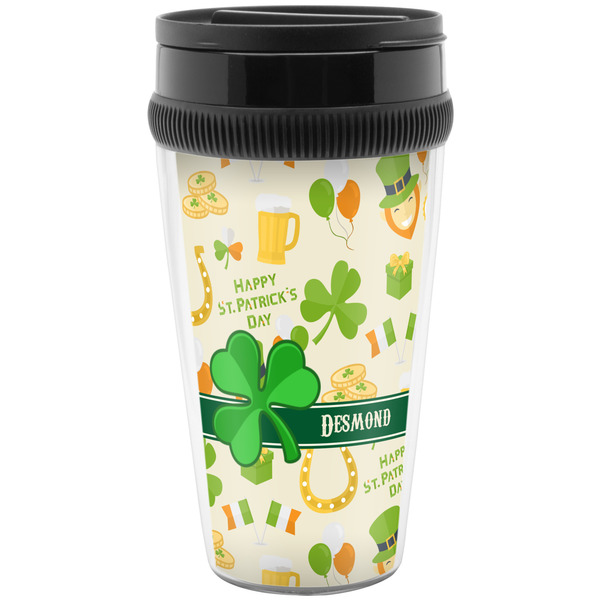 Custom St. Patrick's Day Acrylic Travel Mug without Handle (Personalized)