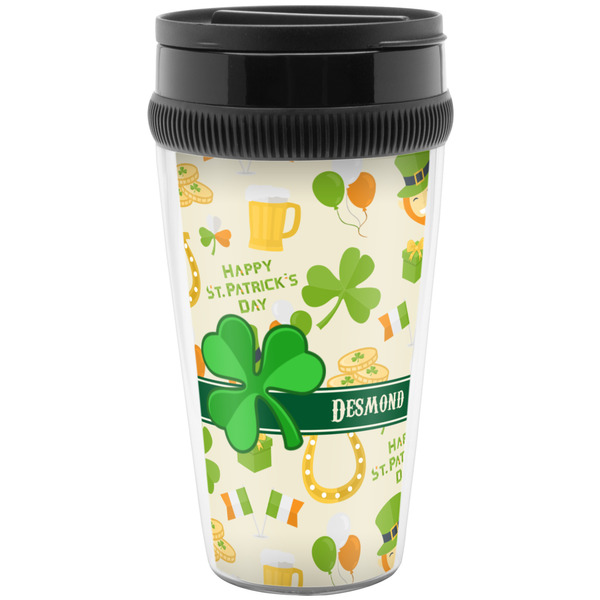 Custom St. Patrick's Day Acrylic Travel Mug without Handle (Personalized)