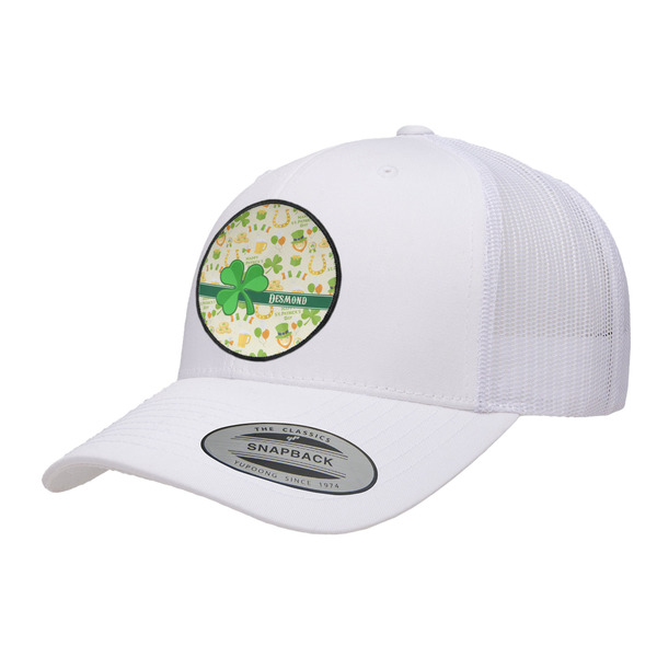Custom St. Patrick's Day Trucker Hat - White (Personalized)