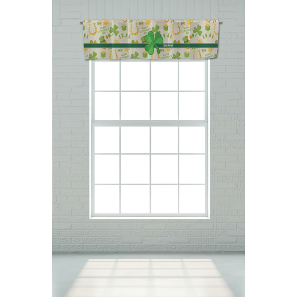 St. Patrick's Day Valance - On window