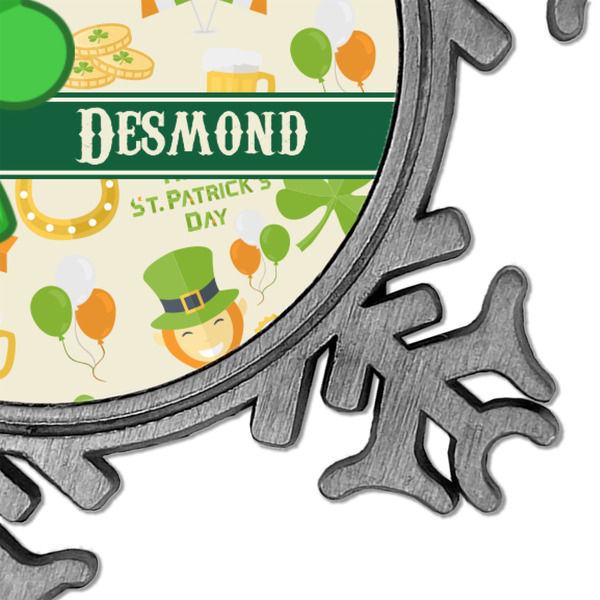 St. Patrick's Day Vintage Snowflake - Detail
