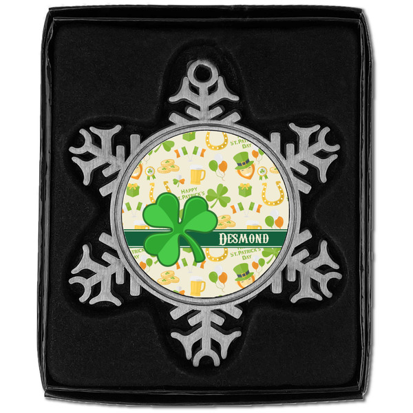 St. Patrick's Day Vintage Snowflake - In box