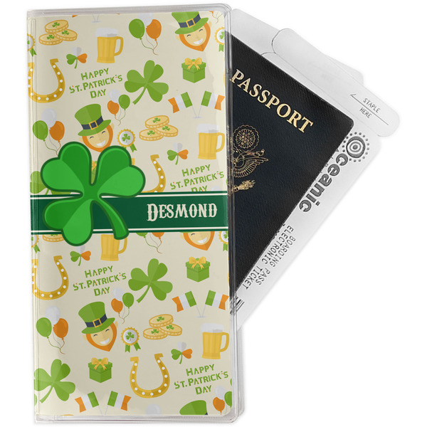 Custom St. Patrick's Day Travel Document Holder