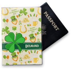 St. Patrick's Day Vinyl Passport Holder (Personalized)