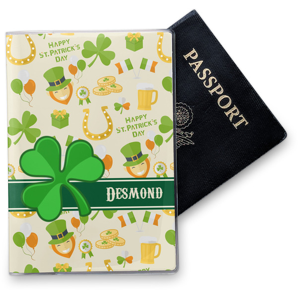 Custom St. Patrick's Day Vinyl Passport Holder (Personalized)