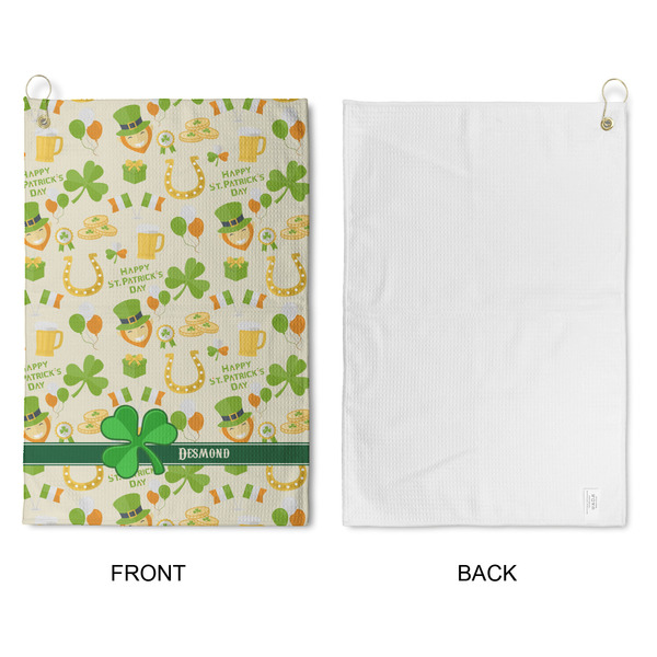 St. Patrick's Day Waffle Weave Golf Towel - Approval