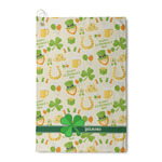St. Patrick's Day Waffle Weave Golf Towel (Personalized)