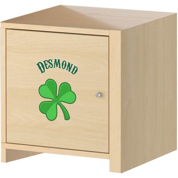 St. Patrick's Day Wall Graphic on Wooden Cabinet
