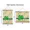 St. Patrick's Day Wall Hanging Tapestries - Parent/Sizing