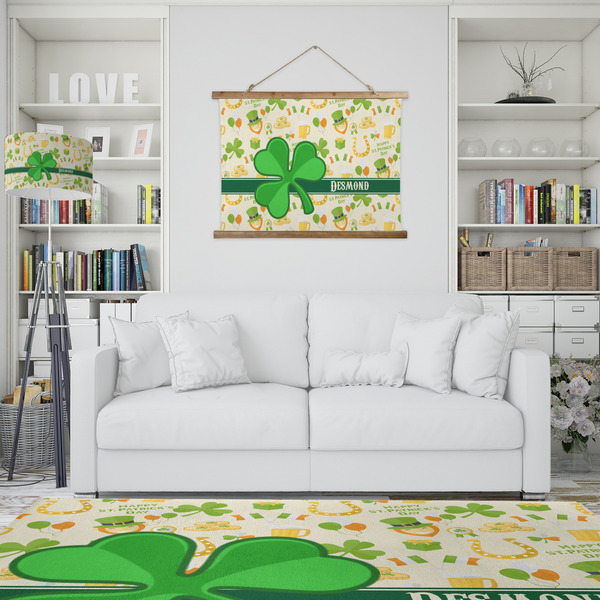 St. Patrick's Day Wall Hanging Tapestry - IN CONTEXT