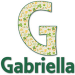 St. Patrick's Day Name & Initial Decal - Up to 18"x18" (Personalized)