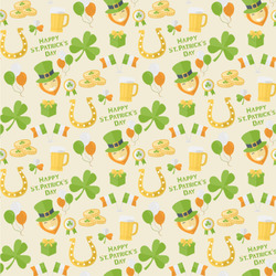St. Patrick's Day Wallpaper & Surface Covering (Water Activated 24"x 24" Sample)