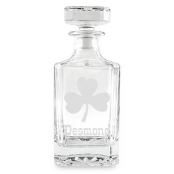 St. Patrick's Day Whiskey Decanter - 26 oz Square (Personalized)