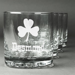 St. Patrick's Day Whiskey Glasses (Set of 4) (Personalized)