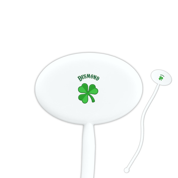 Custom St. Patrick's Day Oval Plastic Stir Sticks (Personalized)