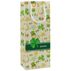 St. Patrick's Day Wine Gift Bags - Gloss (Personalized)