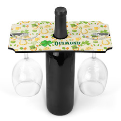 St. Patrick's Day Wine Bottle & Glass Holder (Personalized)