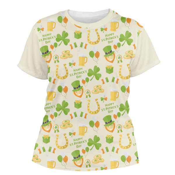 Custom St. Patrick's Day Women's Crew T-Shirt - X Large