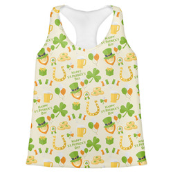 St. Patrick's Day Womens Racerback Tank Top - X Large