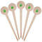 St. Patrick's Day Wooden 4" Food Pick - Round - Fan View
