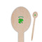 St. Patrick's Day Wooden Food Pick - Oval - Closeup