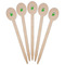 St. Patrick's Day Wooden Food Pick - Oval - Fan View