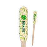 St. Patrick's Day Paddle Wooden Food Picks - Double Sided (Personalized)