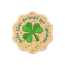 St. Patrick's Day Genuine Maple or Cherry Wood Sticker (Personalized)