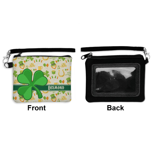 St. Patrick's Day Wristlet ID Cases - Front & Back
