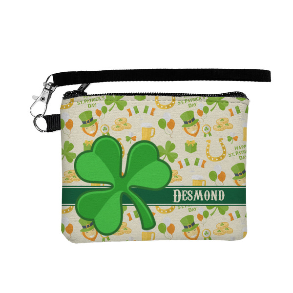 Custom St. Patrick's Day Wristlet ID Case w/ Name or Text