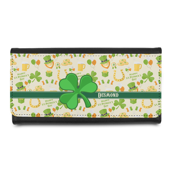 Custom St. Patrick's Day Leatherette Ladies Wallet (Personalized)