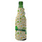 St. Patrick's Day Zipper Bottle Cooler - ANGLE (bottle)