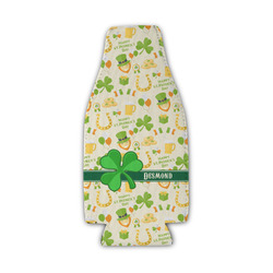 St. Patrick's Day Zipper Bottle Cooler (Personalized)