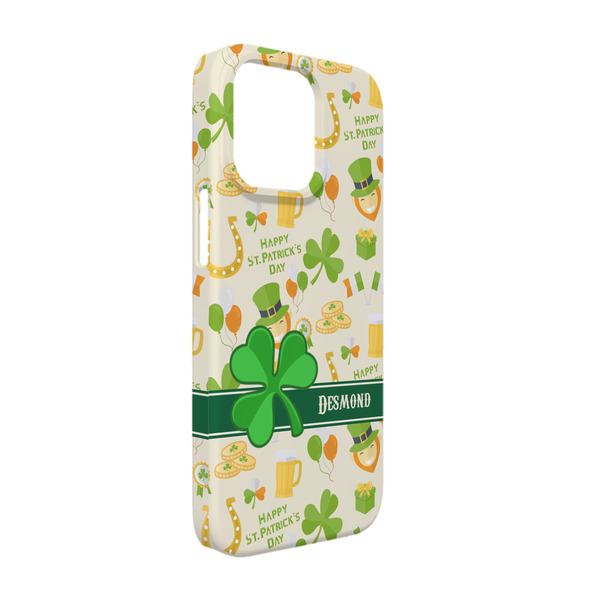 Custom St. Patrick's Day iPhone Case - Plastic - iPhone 13 (Personalized)