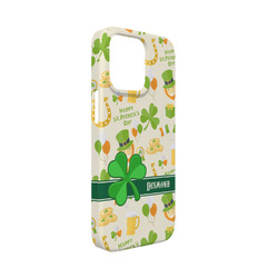 St. Patrick's Day iPhone Case - Plastic - iPhone 13 Mini (Personalized)