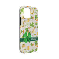 St. Patrick's Day iPhone Case - Rubber Lined - iPhone 13 Mini (Personalized)