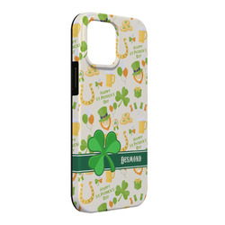 St. Patrick's Day iPhone Case - Rubber Lined - iPhone 13 Pro Max (Personalized)