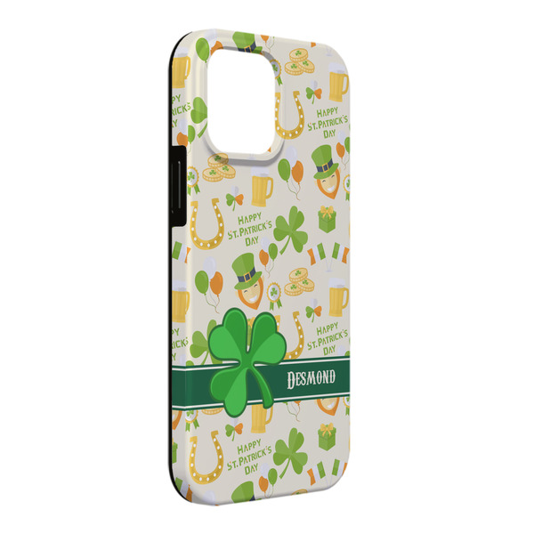 Custom St. Patrick's Day iPhone Case - Rubber Lined - iPhone 13 Pro Max (Personalized)