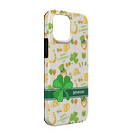 St. Patrick's Day iPhone Case - Rubber Lined - iPhone 13 (Personalized)