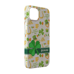 St. Patrick's Day iPhone Case - Plastic - iPhone 14 (Personalized)
