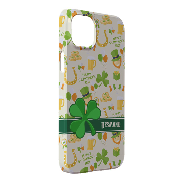 Custom St. Patrick's Day iPhone Case - Plastic - iPhone 14 Plus (Personalized)